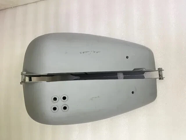 Indian Chief Scout Civil Militar Posguerra Acero Tanque Gasolina Juego y Tapa |Apto para Foto 3 de 4