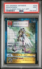 2021 DIGIMON JPN BOOSTER CLASSIC COLL ALTERNATE ART 030 ANGEWOMON PSA 9