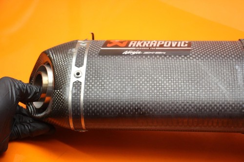 2024 KAWASAKI NINJA ZX6R 636 AKRAPOVIC CARBON FIBER EXHAUST PIPE MUFFLER - Picture 5 of 19