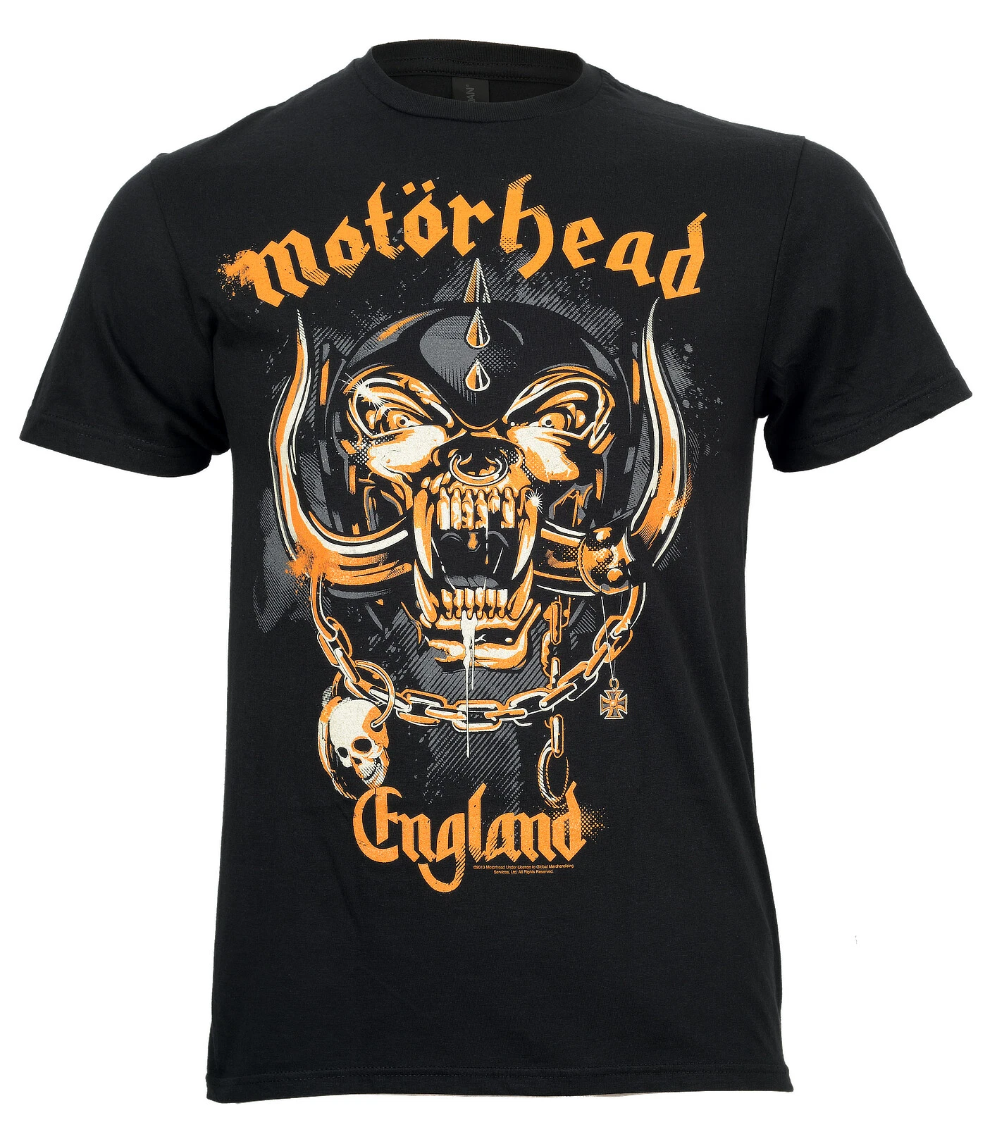 Motorhead T Shirt Official Mustard Pig Black