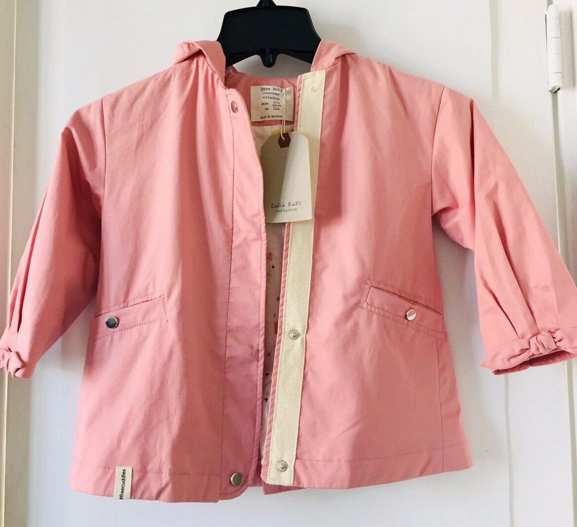 Baby pink deals jacket zara
