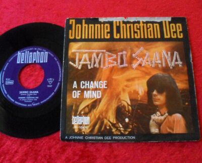 Single 7'' Johnnie Christian Dee - Jambo Saana / A change of mind 