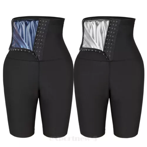 Sauna Leggings für Damen Jogginghose High Waist Kompressionsshorts Abnehmen Hot - Bild 21 von 43