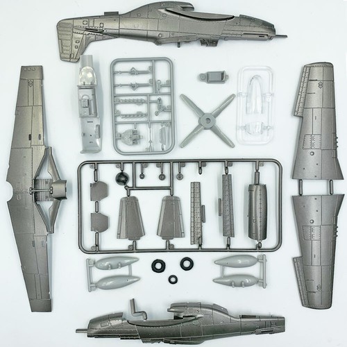 Mustang P-51 Fighter Assemble Model Airplane Scene Sandpan Game Model Toy Random - Picture 3 of 11