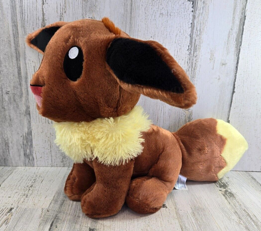 Build A Bear Pokemon Eevee Evie Plush No Sound Stuffed Toy