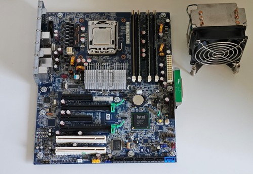 HP Z400 Workstation Motherboard 461438-001 + Intel Xeon W3520 + 4GB RAM + Cooler