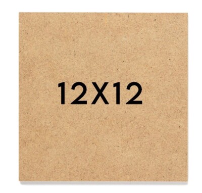 Precut MDF 12x12