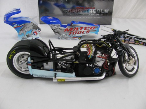 2004 RC2 Diecast 1/9 Graig Treble Matco Tools Iron Eagle Pro Stock Drag Bike - Picture 15 of 24
