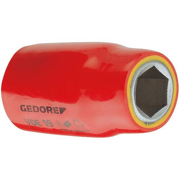 Gedore 6123240  VDE 19 17  Inserto a bussola VDE 17 mm 1/2 (12.5 mm)