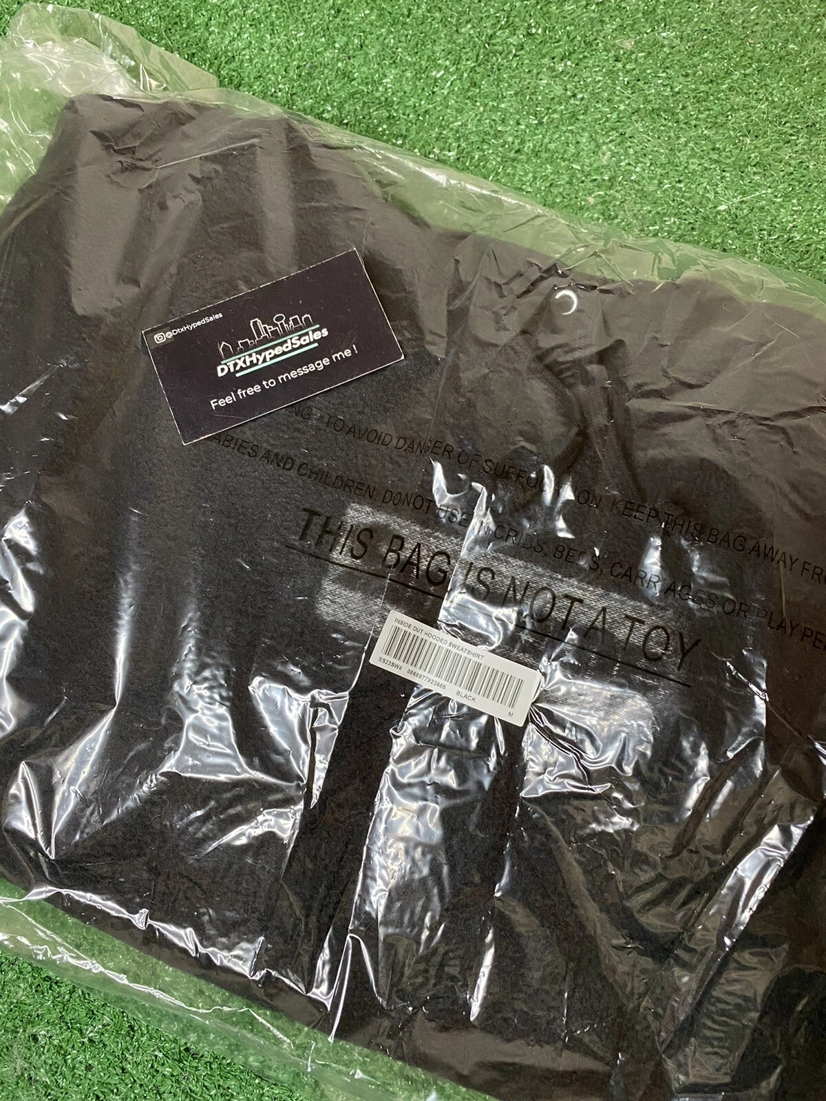Supreme Inside Out Box Logo Hooded Sweatshirt Black Size Medium