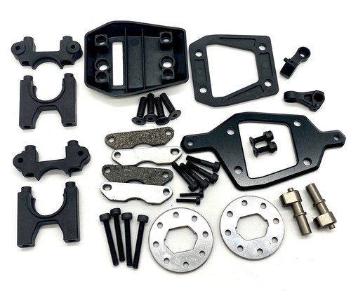 HB Racing D8 WS - BRAKE Set (disc center diff Alum Chassis Brace D819 204850 - Picture 3 of 3