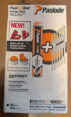 Paslode Exterior Framing Nails & Fuel Pack 2 3/8 inch .113 650526 Galvanized