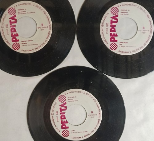 Hungarian Pop Rock 45 Lot Of 15 From 60s - 80s NM - Picture 9 of 9