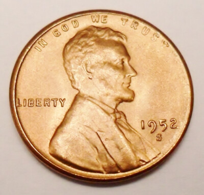 1952 S Lincoln Wheat Cent / Penny  AVE CIRCULATED  **FREE SHIPPING**