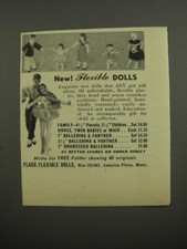 1953 Flagg Flexible Dolls Advertisement