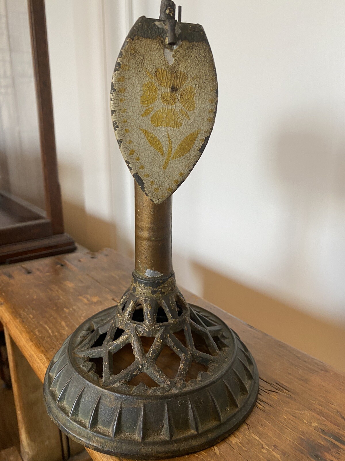 Rare Antique 1851 S N & H C Ufford Whale Lard Oil Lamp Light Kinnear’s