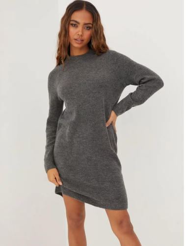 Pieces PCCHAPA LS O neck Knit Dress 