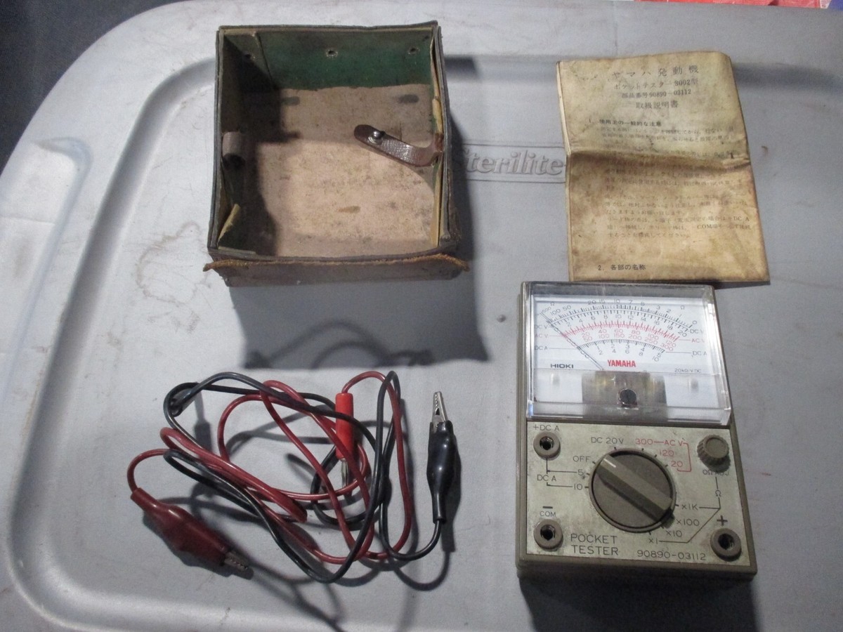 Vintage Yamaha OEM Hioki Pocket Tester Multimeter 90890-03112 | eBay