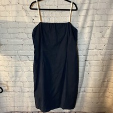 nine west cotton blend nautical shift sheath dress womens 14