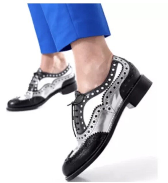 The Office Of Angela Scott Mr. Doubt Black and silver, Size 35.5