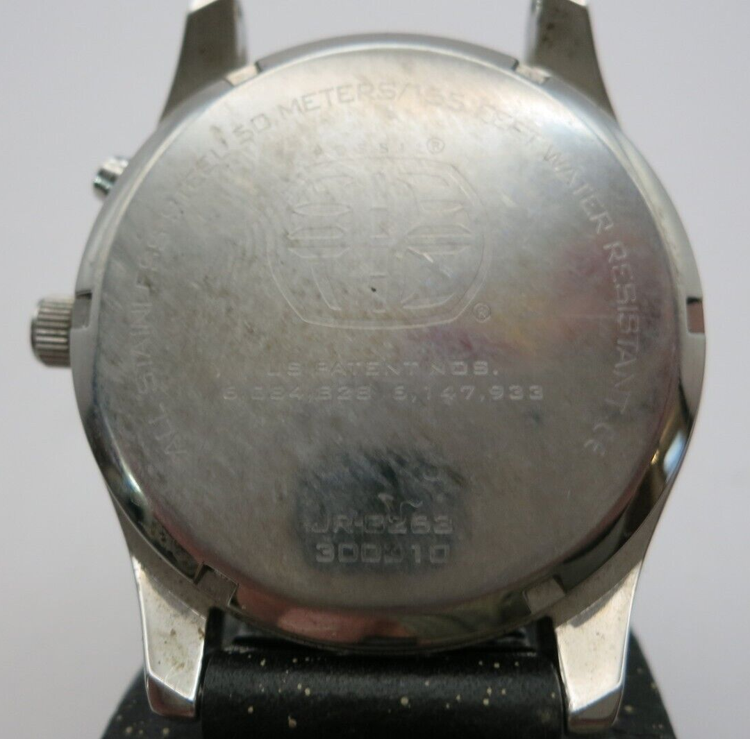 Fossil Big Tic Blue Dial Stainless Steel Quartz Watch - JR-8263