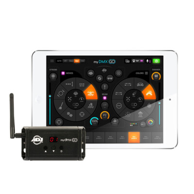 American DJ ADJ MYDMX GO Lighting Control App for iPad/Android Tablets MY DMX GO