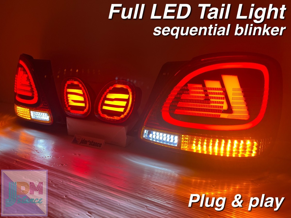 JDM Toyota Aristo JZS161 Full LED tail lights Sequential GS300