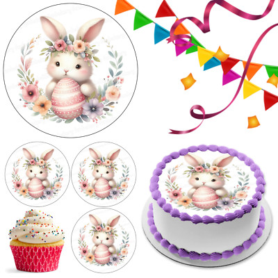 Ostern Hase Ei Tortenaufleger Party Deko essbar Geschenk Feier Cupcake