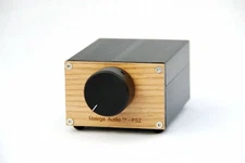 Audiophile passive Preamplifier- Stepped Attenuator PS2 Silver (Oak)