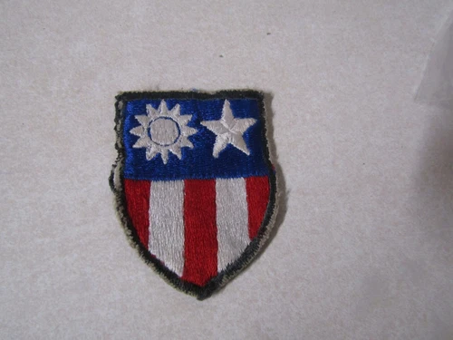 GENUINE MILITARY PATCH SEW ON WW2 ERA US ARMY CHINA BURMA & INDIA