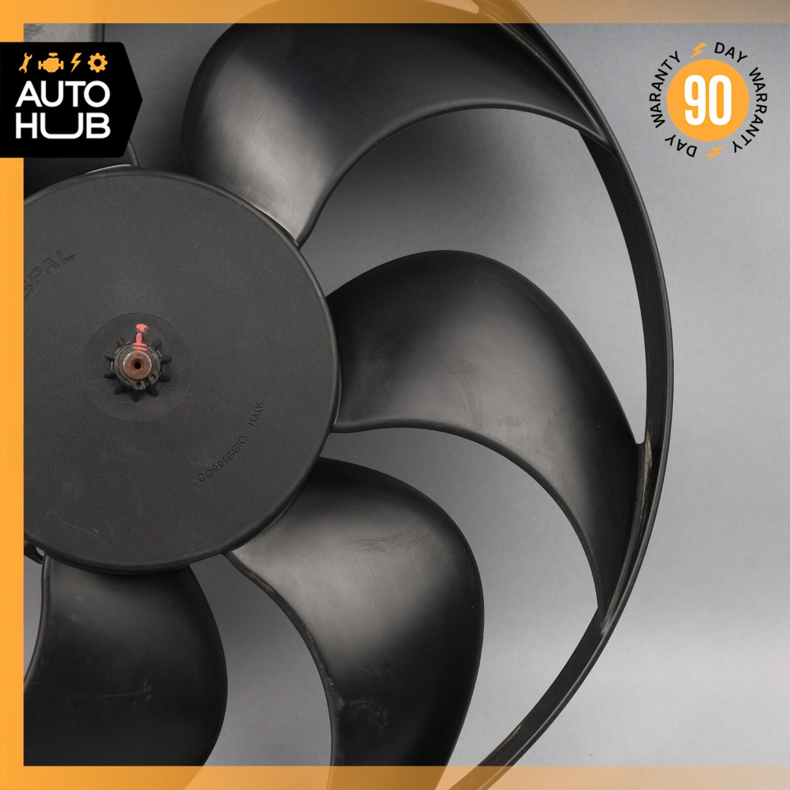 04-10 Maserati Quattroporte M139 Left Side Radiator Cooling Fan Motor OEM