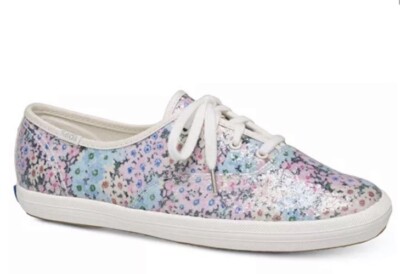 Keds Kate Spade New In Box NWT Daisy Garden Glitter Floral