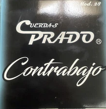 Cuerdas Prado Para Tololoche Modelo 28. Alma De Seda Entorche De Nylon.