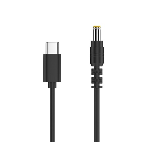 TypeC to DC Power Cable 4.9ft 12V USB-C Plug to DC5.5 x 2.1mm 3.5x1.35mm Cable - Photo 9/14
