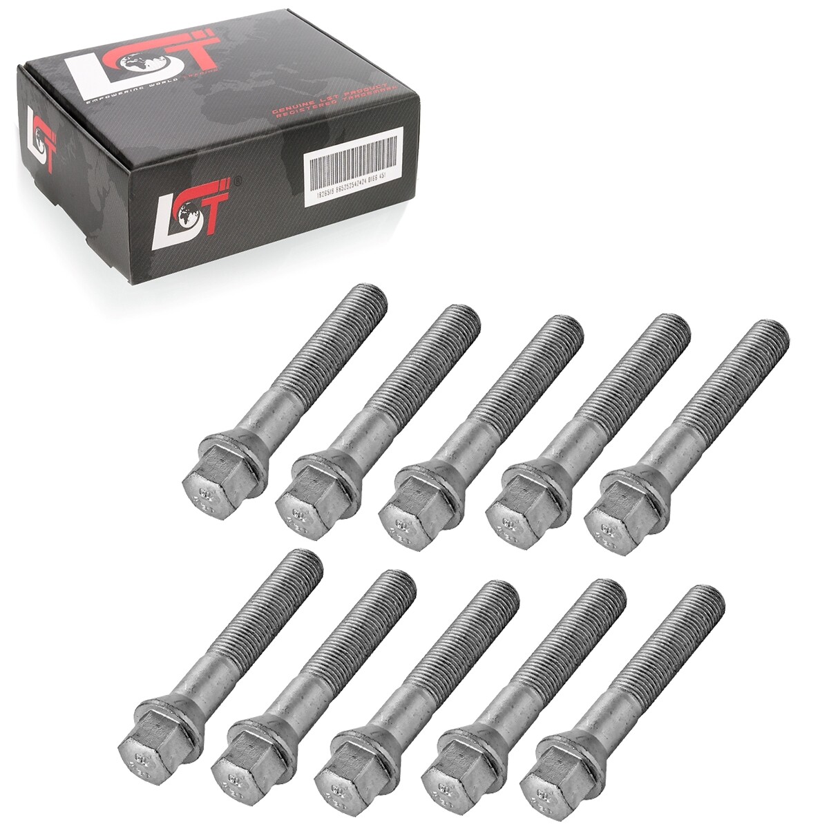 10X Universal Wheel Nut Cone Bolt - M14x1.5 x 97Mm *New*