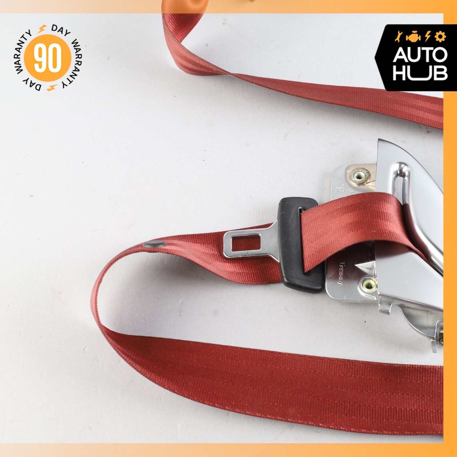 03-06 Bentley Continental GT Front Left Driver Side Seat Belt Red OEM 73k