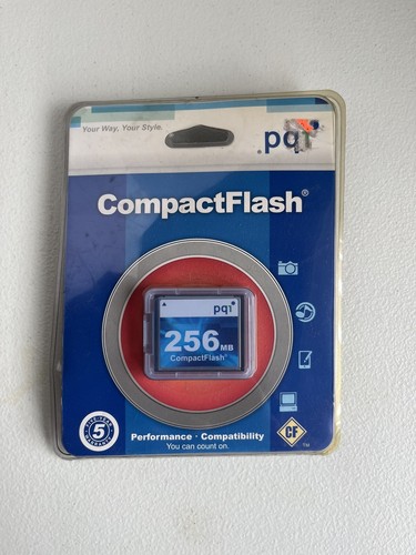 NEW, SEALED - PQI 256MB Compact Flash Memory Card - Picture 2 of 8