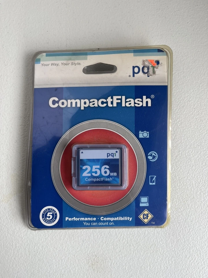 NEW, SEALED - PQI 256MB Compact Flash Memory Card - Image 2 of 4