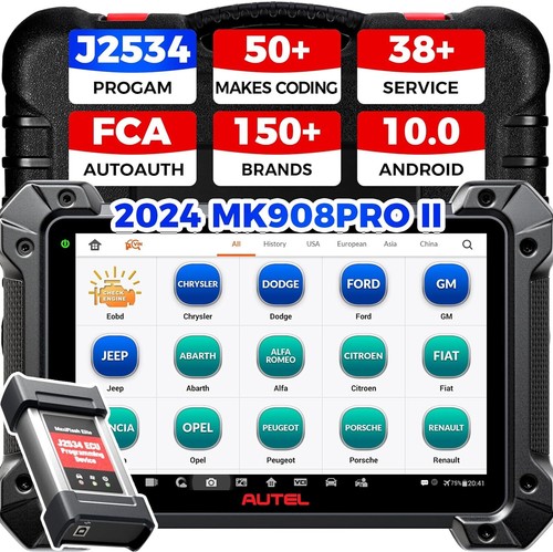 2024 Autel MaxiCOM MK908 Pro II: J2534 Reprogramming Tool as Elite II PRO MS919 - Bild 9 von 16
