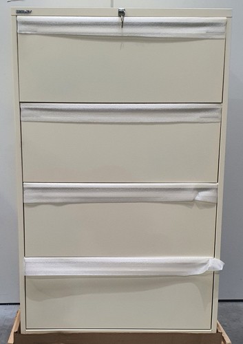 Bisley Hängeregistraturschrank Cremefarbend 4 Schübe DIN A4