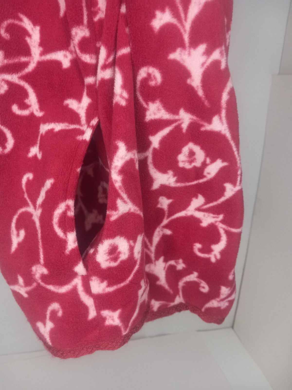 Basic Editions Women's Size Large Button Down Red… - image 6