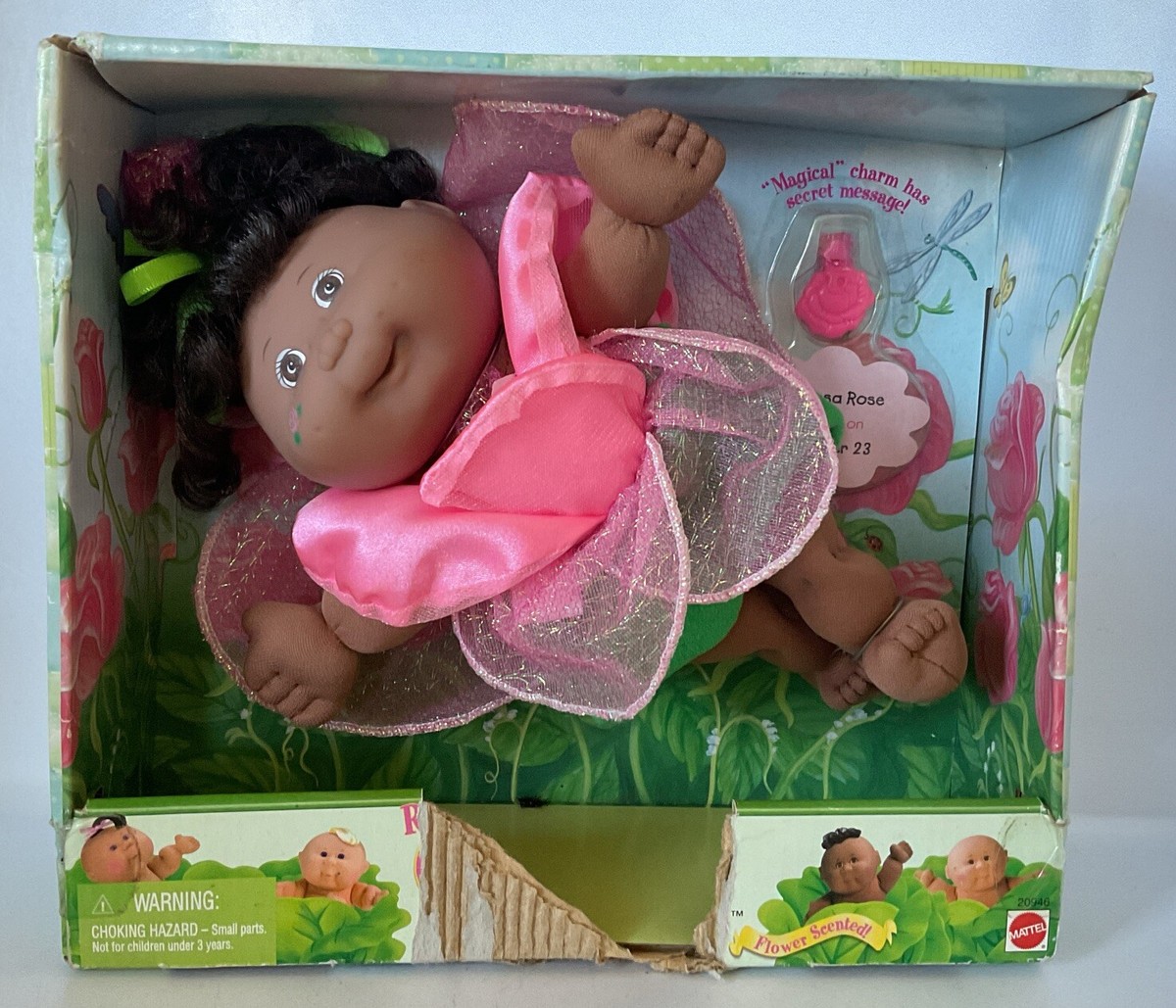 cabbage patch kids 1998 rose garden fairies NEW Damaged Box