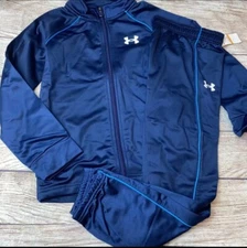 Under Armour Youth Boys Tracksuit Jacket & Pants Set Size 4