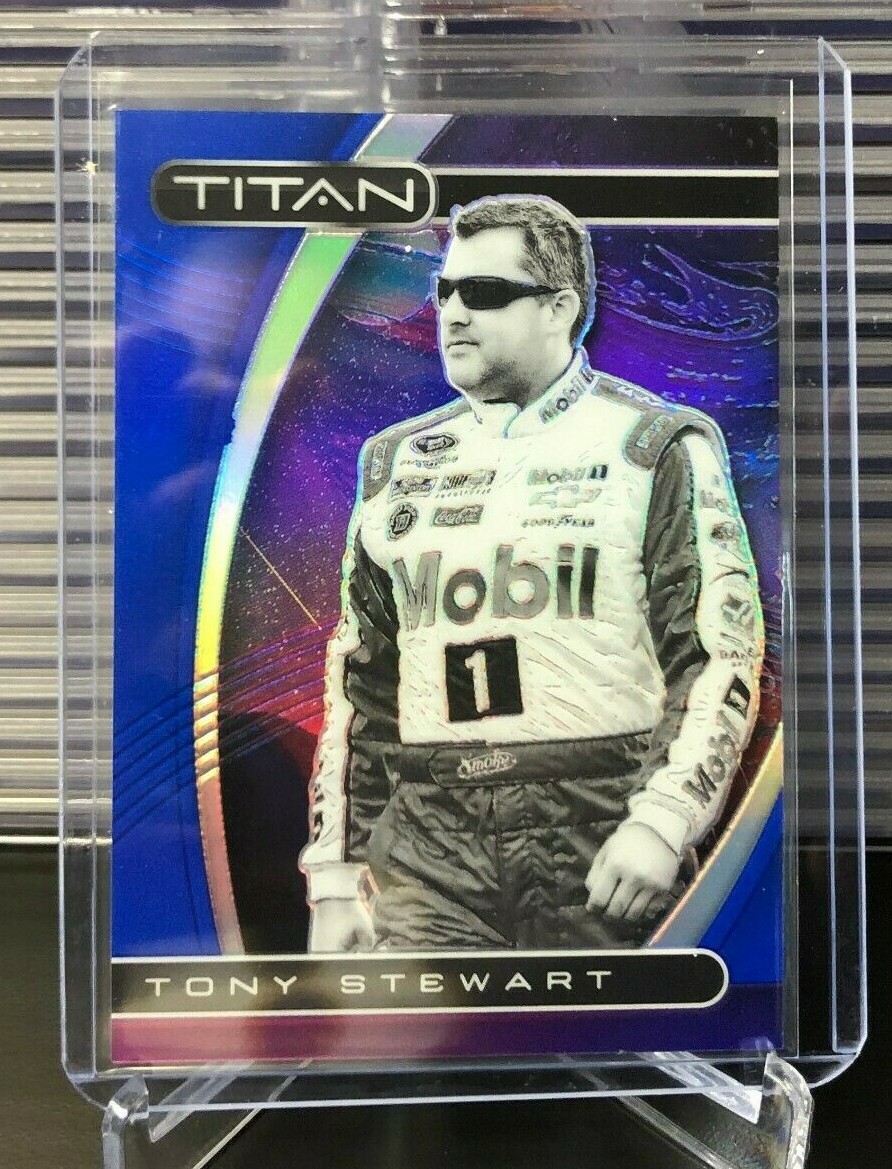 2021 Chronicles Nascar Racing TITAN BLUE PRIZM - TONY STEWART #004