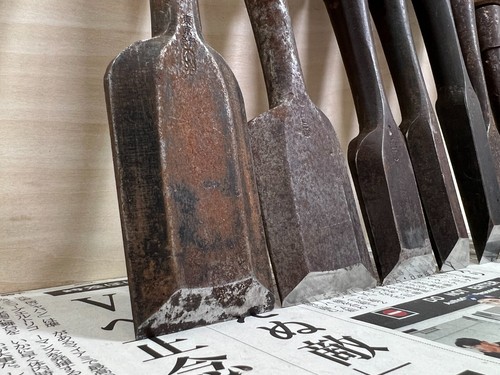Vintage Japanese Chisel 9set made by blacksmith /Plane Hammer Hand Tool f14 - Picture 20 of 24