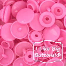 KAM Plastic Snaps: G83 Raspberry Pink-Size 20/T5-No Sew Snap Buttons DIY Crafts