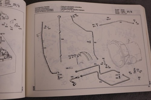 Mercedes Benz 230,6 - 250 - 280 - 280 E Ersatzteil-Liste "1975 / 1976 - Bild 5 von 10