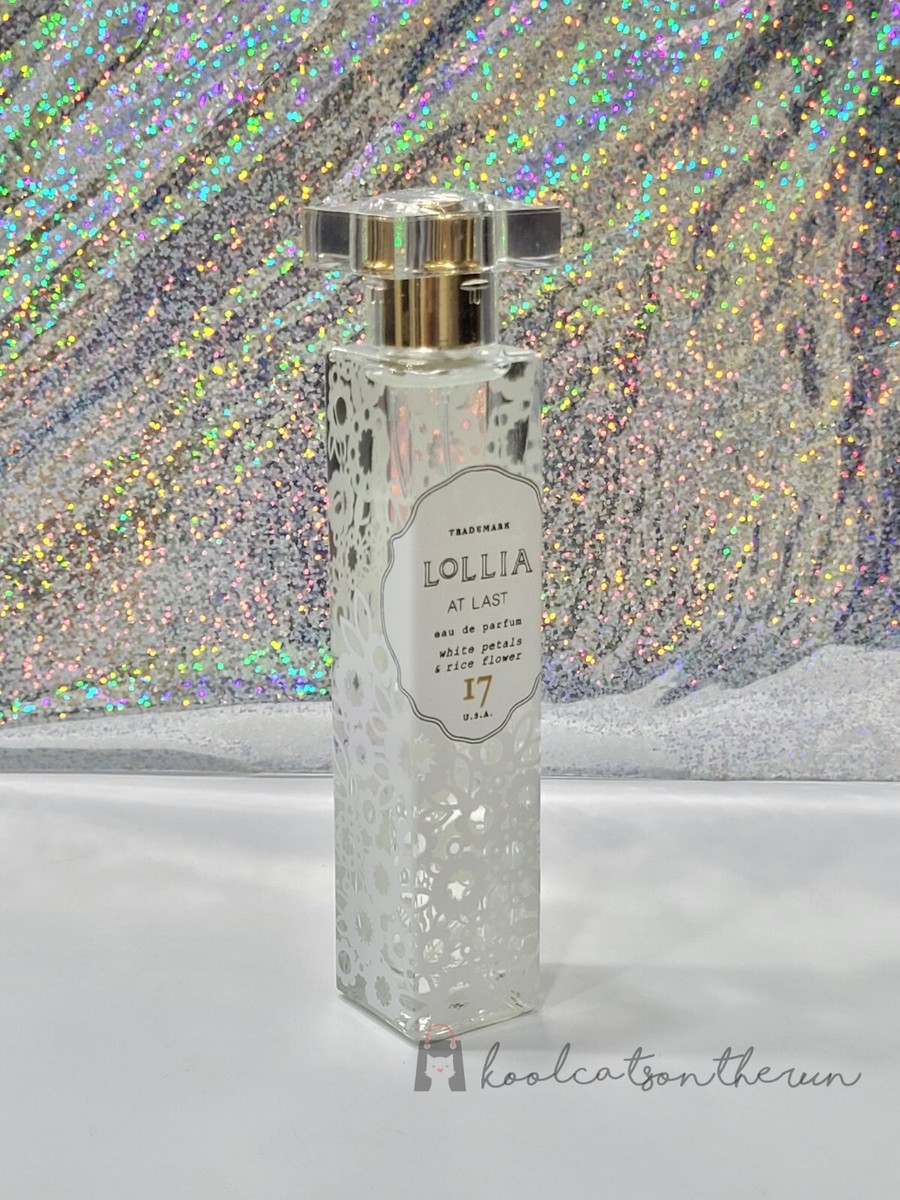 RARE Lollia AT LAST White Petals & Rice Flower Eau De Parfum
