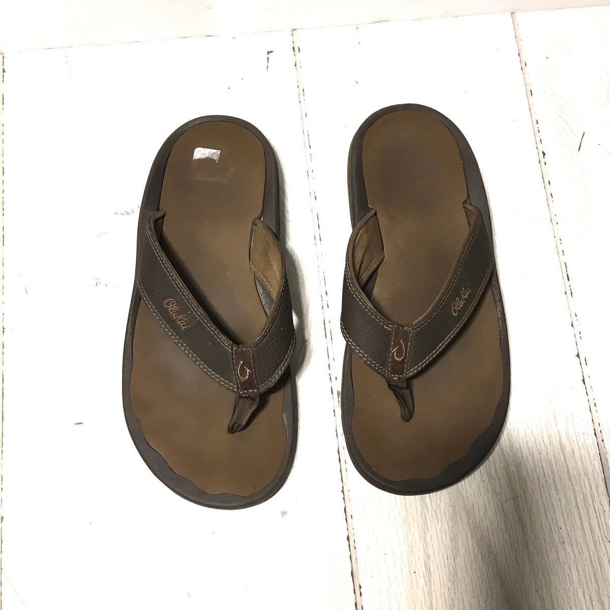 OluKai Maha Men\'s Beach Sandal Flip-Flop Sandals size 13 s-l1200.jpg main image 3
