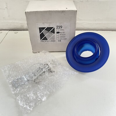 BLAU GLASAUGAPFEL STRAHLER EINBAUSTRAHLER DESIGN DECKENLEUCHTE PROFIL 2000 219 5''